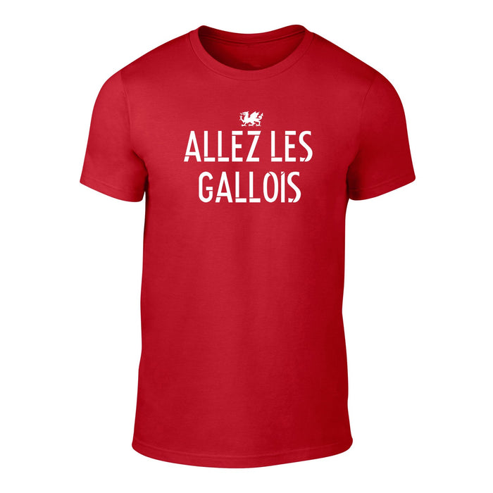 Allez Les Gallois - Wales T Shirt - Giftware Wales