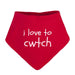 Baby Bandana Bib - i love to cwtch - Giftware Wales