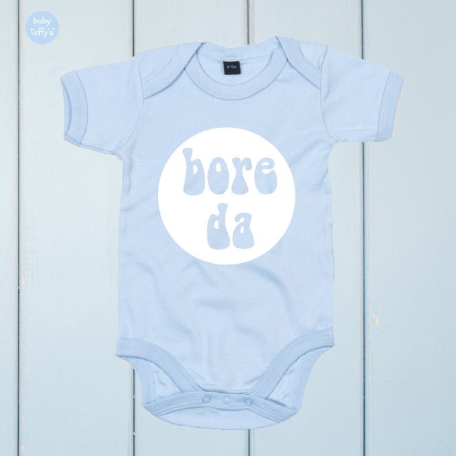 Bore Da - Welsh Baby Grow (Colour Choice) - Giftware Wales