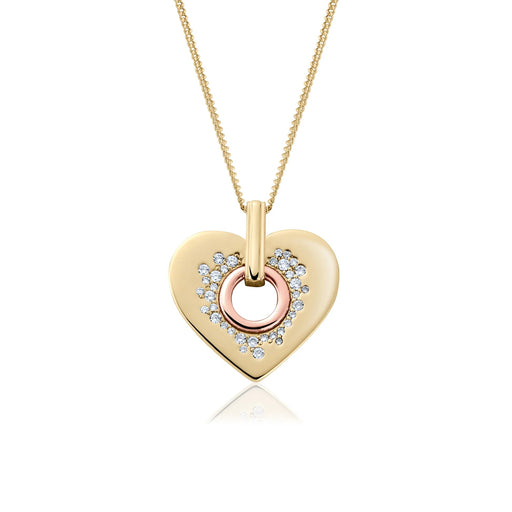 Cariad Sparkle Diamond Pendant by Clogau® GOLD - Giftware Wales