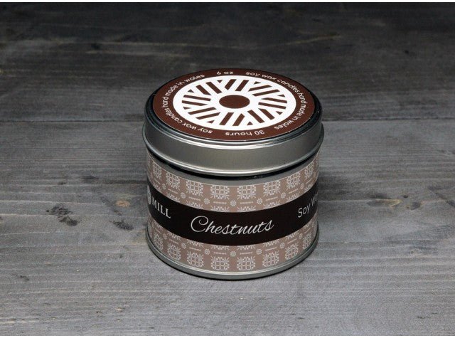 Chestnuts Tin Candle - Giftware Wales