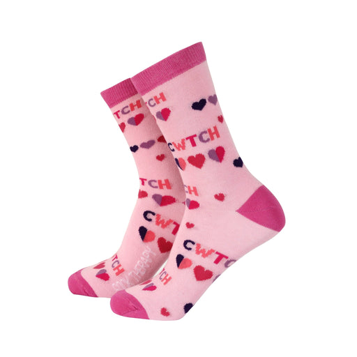 Cwtch (Cuddle) – Women’s Bamboo Socks - Giftware Wales