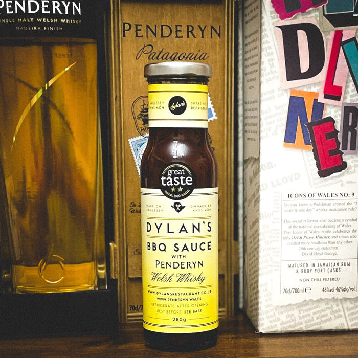 Dylan's BBQ Sauce with Penderyn Whisky 280g - Giftware Wales