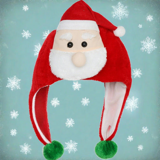 Fluffy Santa Hat - Giftware Wales