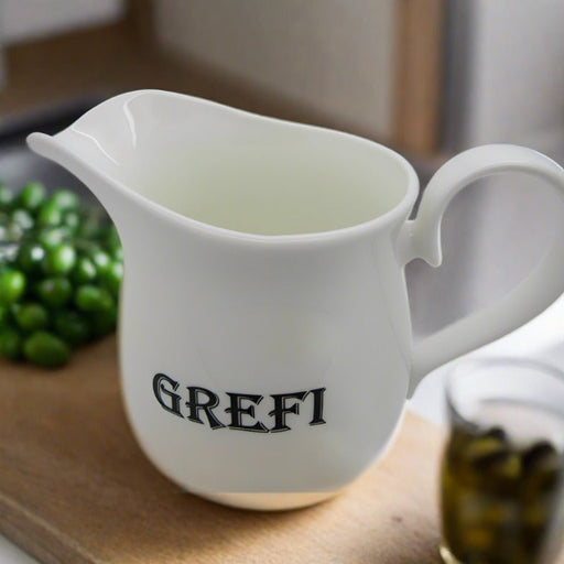 Grefi Jug - Welsh Gravy Jug - Giftware Wales