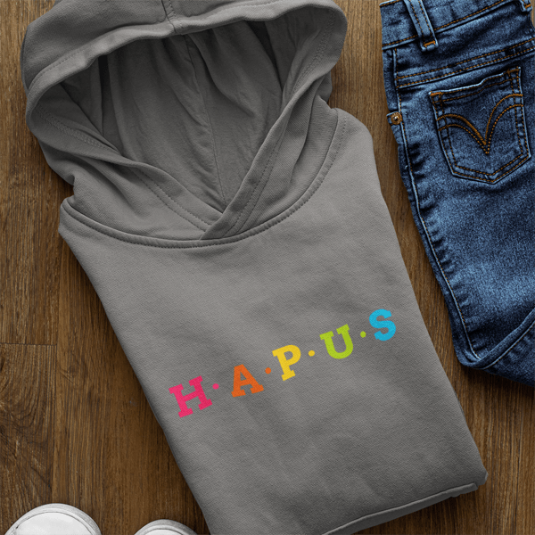 Hapus Welsh Language - Girls Hoodie - Giftware Wales