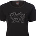 Ladies Welsh Diamanté Dragon T-Shirt - Giftware Wales