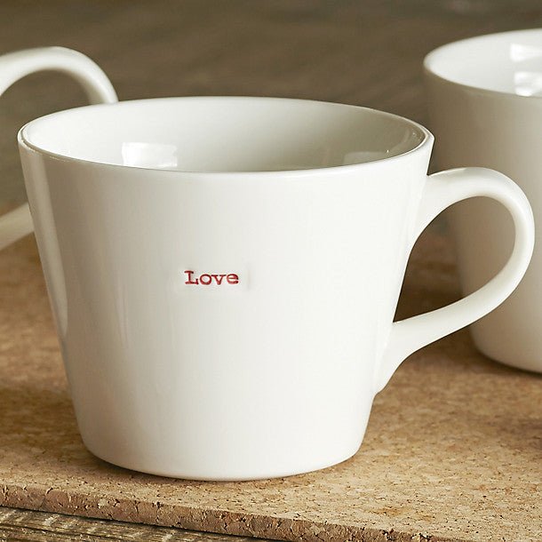 Love Mini Bucket Mug - By Keith Brymer Jones (280) - Giftware Wales