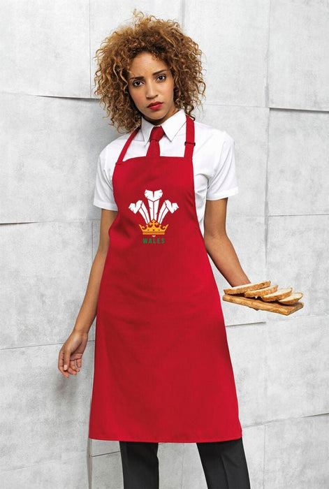 Modern Welsh Feathers - Unisex Welsh Apron - Giftware Wales