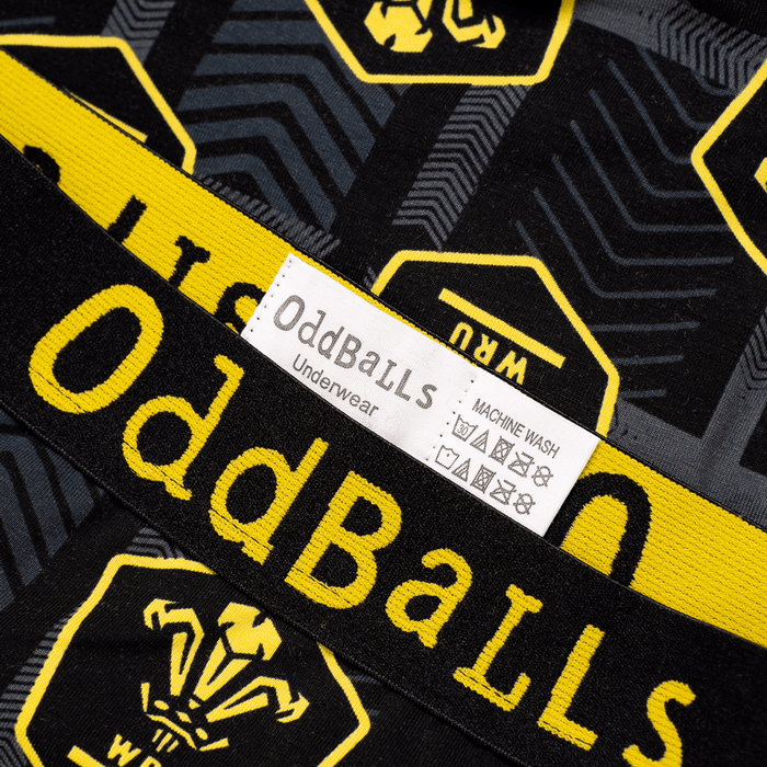 Oddballs WRU - Away - Mens Boxer Shorts - Giftware Wales