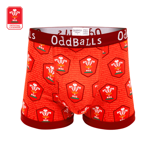 Oddballs WRU - Home - Mens Boxer Shorts - Giftware Wales