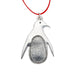 Penguin Christmas decoration with silver glitter - PO2045 - Giftware Wales
