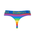 Rainbow - Ladies Thong by OddBalls - Giftware Wales