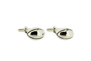 Rugby Ball Cuff Links (Pd2) - Giftware Wales