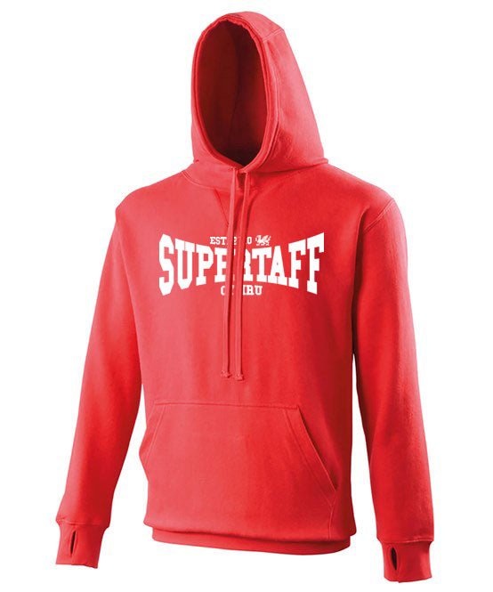 Supertaff®College - Welsh Street Hoodie - Giftware Wales