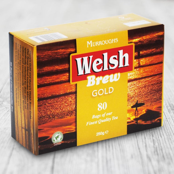 Welsh Brew Gold 80 Tea Bags - Giftware Wales