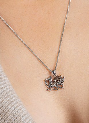 Welsh Dragon Pendant by Clogau® - Giftware Wales