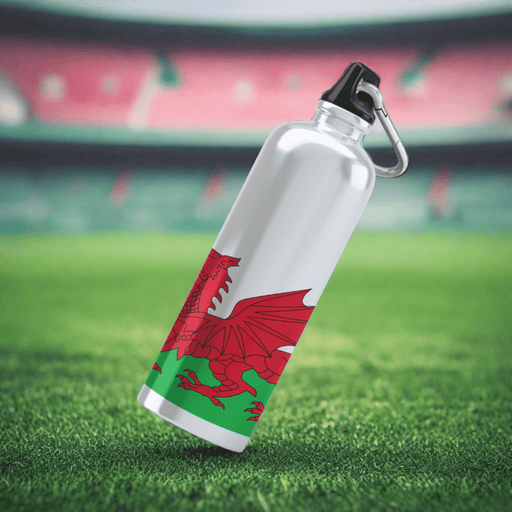 Welsh Flag Snap top Drinks bottle - #TogetherStronger - Giftware Wales