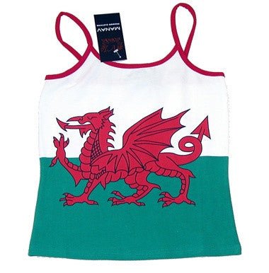 Women's Welsh Flag Camisole - Giftware Wales