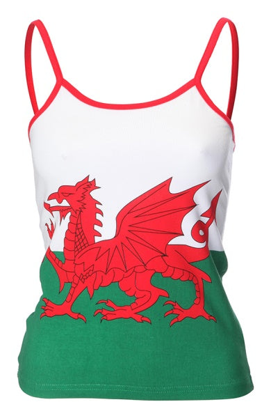 Women's Welsh Flag Camisole