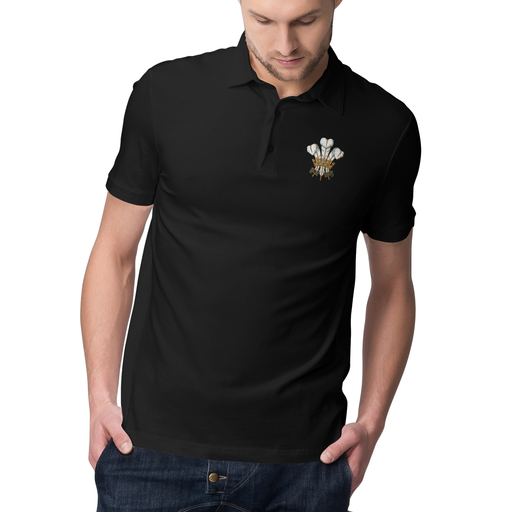 Traditional Welsh Feathers -Casual Polo Shirt