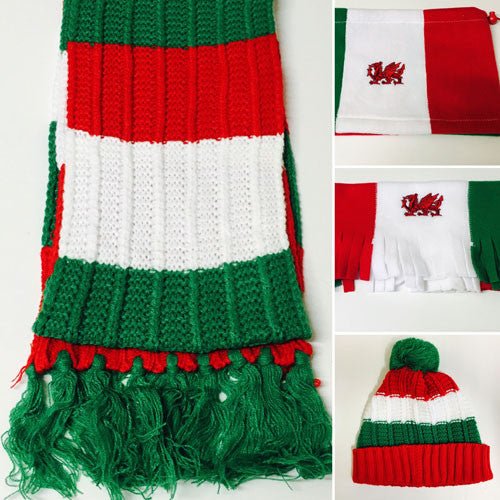 Welsh Hats, Flags & Scarves - Giftware Wales