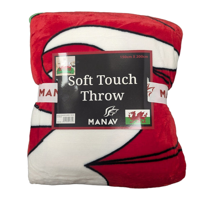Manav Wales Soft Touch Blanket Throw
