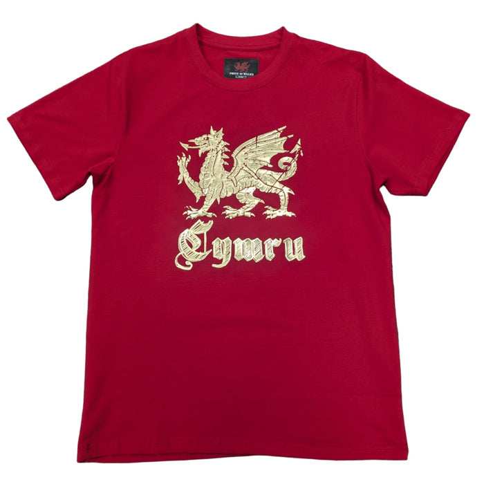 New Cymru Gold Foil T-Shirt