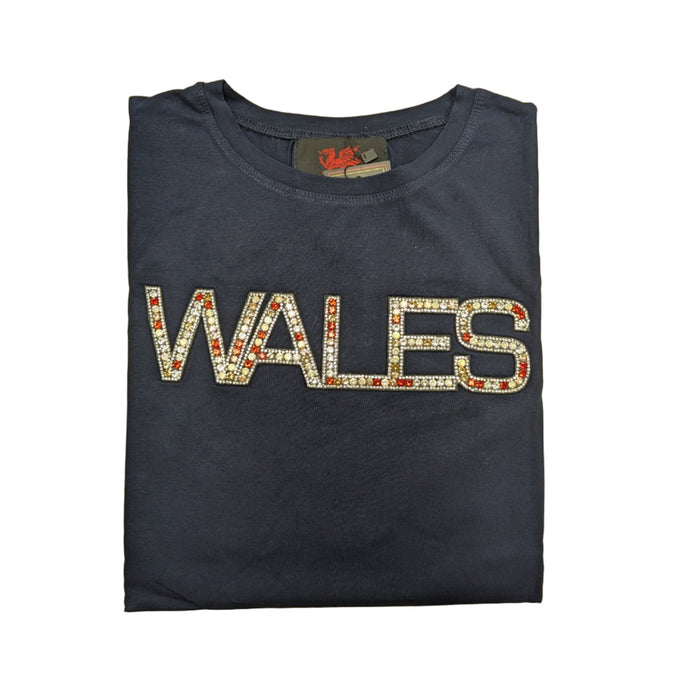 Ladies Diamonte Skinni T-Shirt