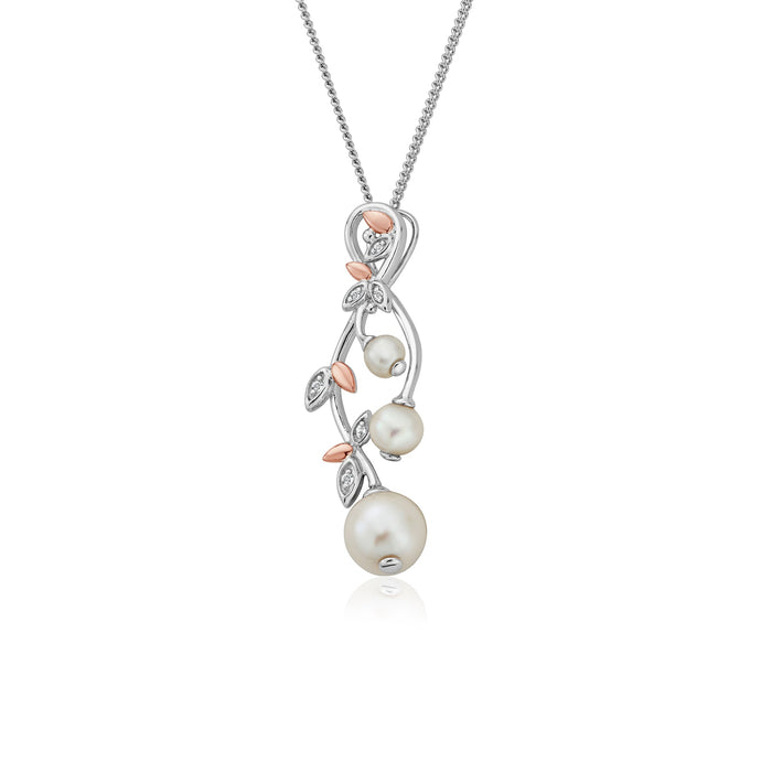 Lily of the Valley Pearl Pendant - by Clogau®