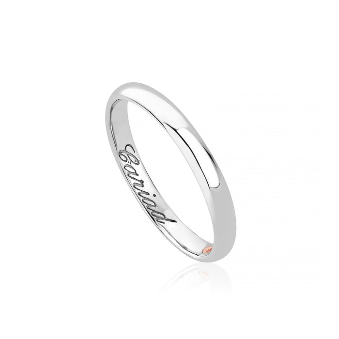 3mm Windsor Wedding Ring by Clogau® White Gold 9ct - Giftware Wales