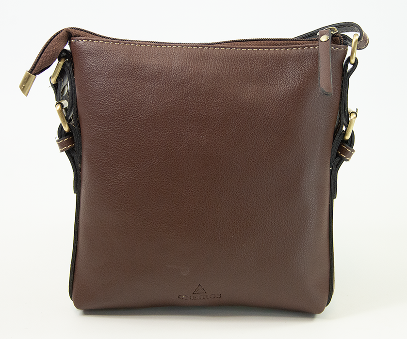 Harris Tweed Ladies Crossbody Bag 30/Brown