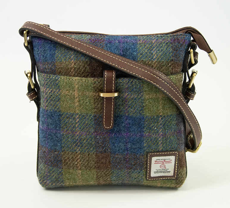Harris Tweed Ladies Crossbody Bag 30/Brown