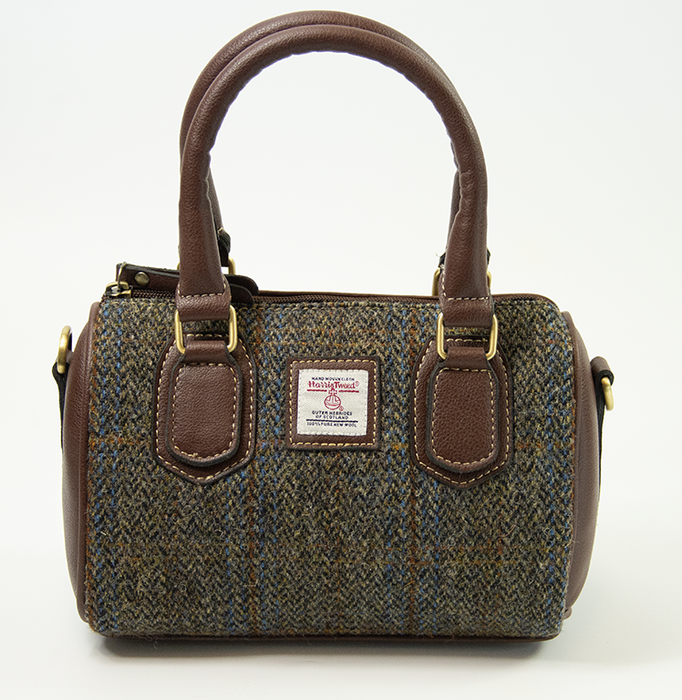 Harris Tweed Ladies Hand Bag 11/Brown