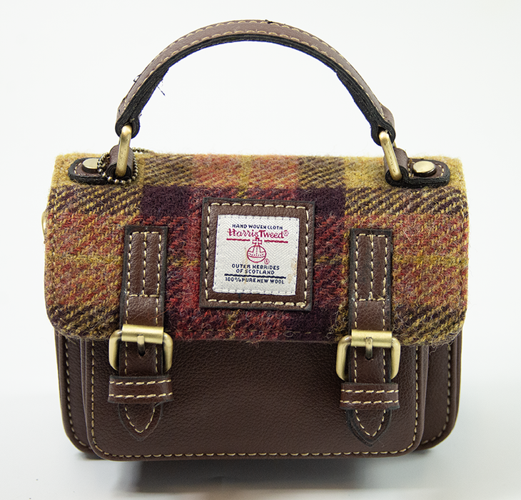 Harris Tweed  Baby Satchel Bag DPX-07/Brown