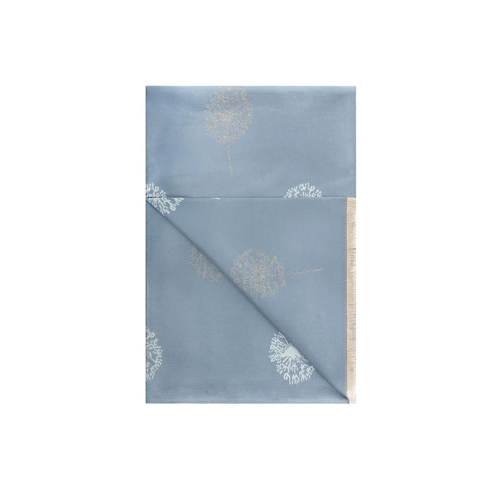 Welsh Woollens New Allium Super Soft Stole Light Blue/Grey