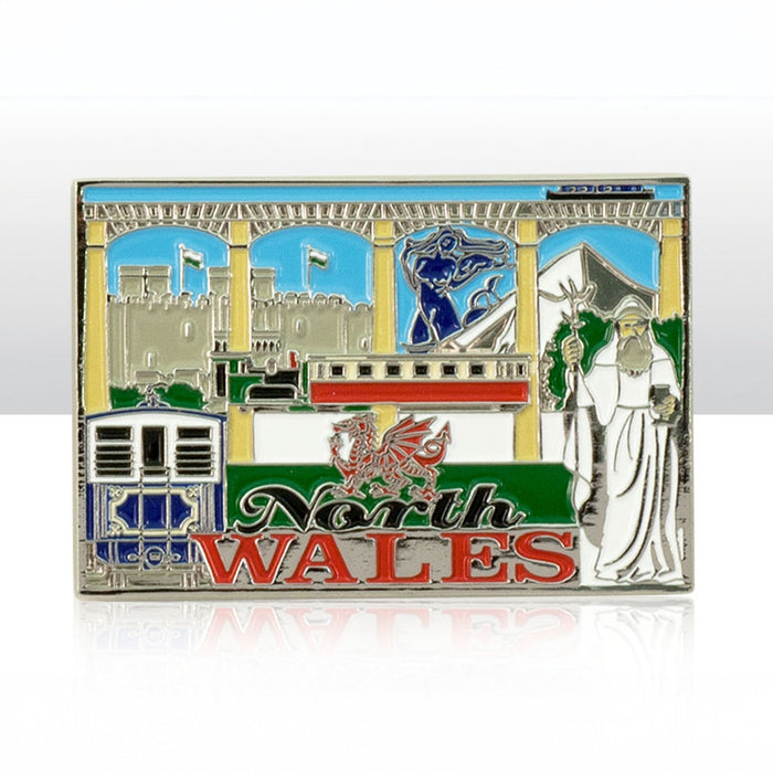 North Wales Montage Metal Magnets