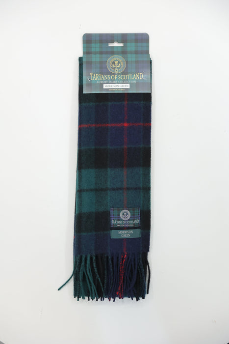 Tartans of Scotland Scarves | Traditional Scottish Tartan Patterned Scarves Celebrating Heritage & Clan Identity | Soft, Warm & Timeless Accessories for Everyday Wear, Gifting, Travel & Cultural Pride