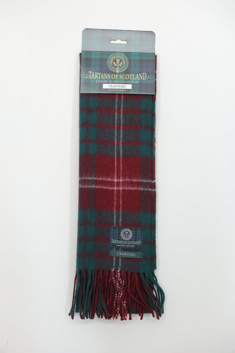 Tartans of Scotland Scarves | Traditional Scottish Tartan Patterned Scarves Celebrating Heritage & Clan Identity | Soft, Warm & Timeless Accessories for Everyday Wear, Gifting, Travel & Cultural Pride