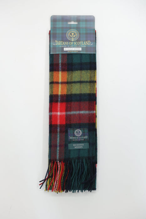 Tartans of Scotland Scarves | Traditional Scottish Tartan Patterned Scarves Celebrating Heritage & Clan Identity | Soft, Warm & Timeless Accessories for Everyday Wear, Gifting, Travel & Cultural Pride