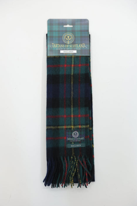 Tartans of Scotland Clan Scarf Maclaren