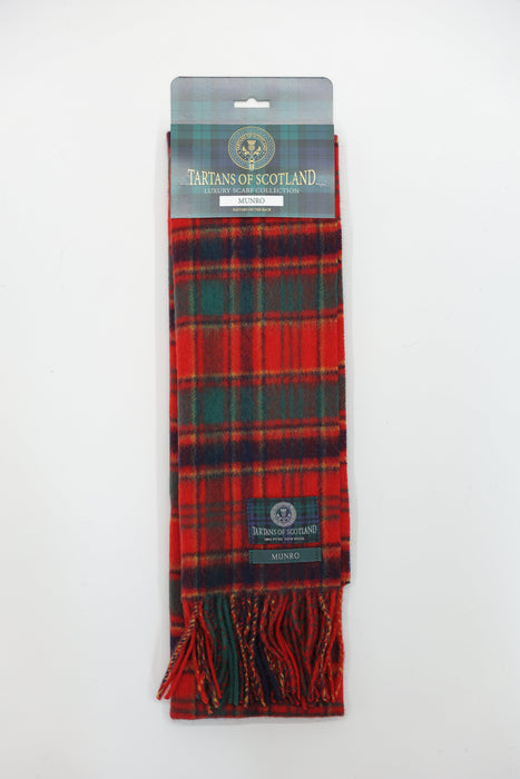 Tartans of Scotland Scarves | Traditional Scottish Tartan Patterned Scarves Celebrating Heritage & Clan Identity | Soft, Warm & Timeless Accessories for Everyday Wear, Gifting, Travel & Cultural Pride