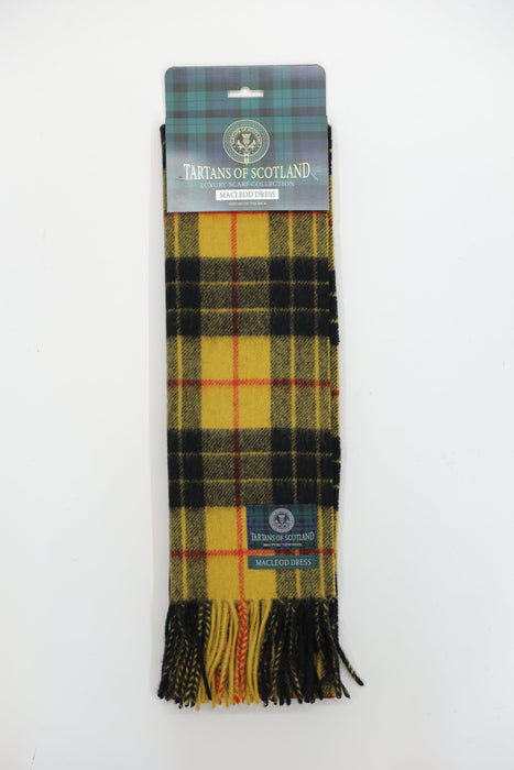 Tartans of Scotland Scarves | Traditional Scottish Tartan Patterned Scarves Celebrating Heritage & Clan Identity | Soft, Warm & Timeless Accessories for Everyday Wear, Gifting, Travel & Cultural Pride