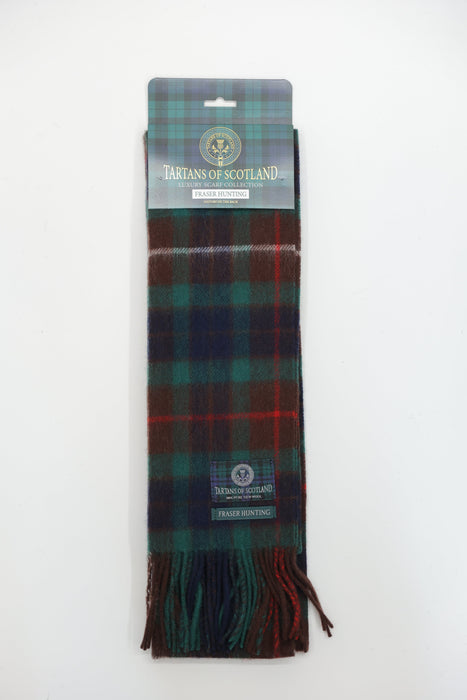 Tartans of Scotland Scarves | Traditional Scottish Tartan Patterned Scarves Celebrating Heritage & Clan Identity | Soft, Warm & Timeless Accessories for Everyday Wear, Gifting, Travel & Cultural Pride