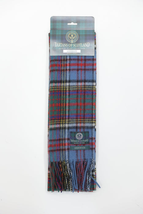 Tartans of Scotland Scarves | Traditional Scottish Tartan Patterned Scarves Celebrating Heritage & Clan Identity | Soft, Warm & Timeless Accessories for Everyday Wear, Gifting, Travel & Cultural Pride