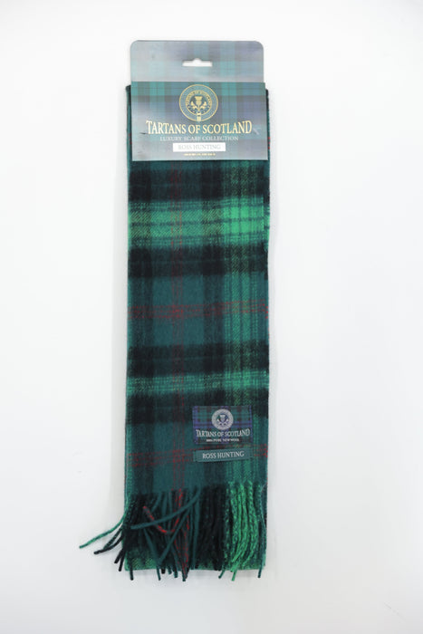 Tartans of Scotland Scarves | Traditional Scottish Tartan Patterned Scarves Celebrating Heritage & Clan Identity | Soft, Warm & Timeless Accessories for Everyday Wear, Gifting, Travel & Cultural Pride