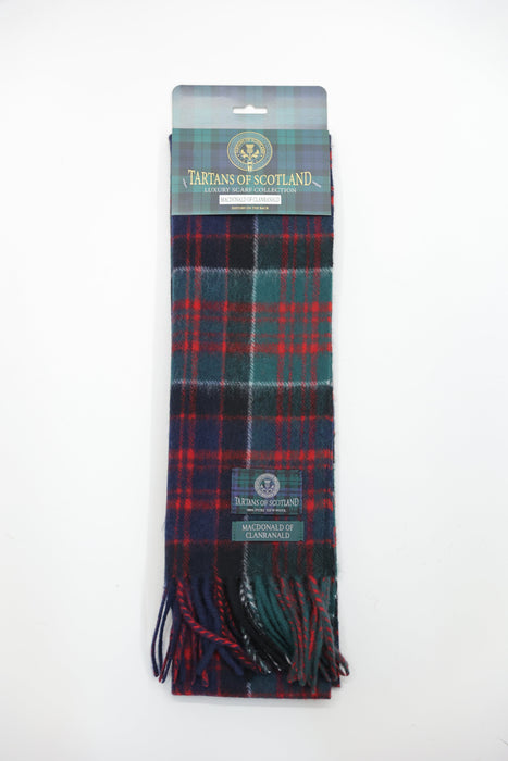 Tartans of Scotland Scarves | Traditional Scottish Tartan Patterned Scarves Celebrating Heritage & Clan Identity | Soft, Warm & Timeless Accessories for Everyday Wear, Gifting, Travel & Cultural Pride