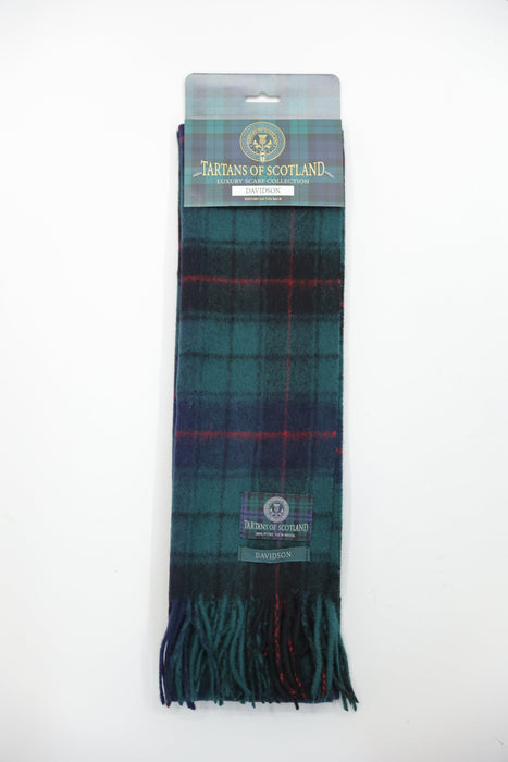 Tartans of Scotland Scarves | Traditional Scottish Tartan Patterned Scarves Celebrating Heritage & Clan Identity | Soft, Warm & Timeless Accessories for Everyday Wear, Gifting, Travel & Cultural Pride