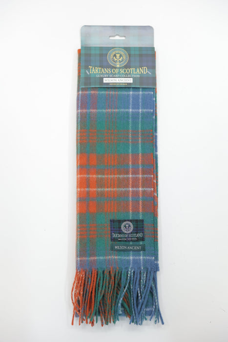 Tartans of Scotland Scarves | Traditional Scottish Tartan Patterned Scarves Celebrating Heritage & Clan Identity | Soft, Warm & Timeless Accessories for Everyday Wear, Gifting, Travel & Cultural Pride