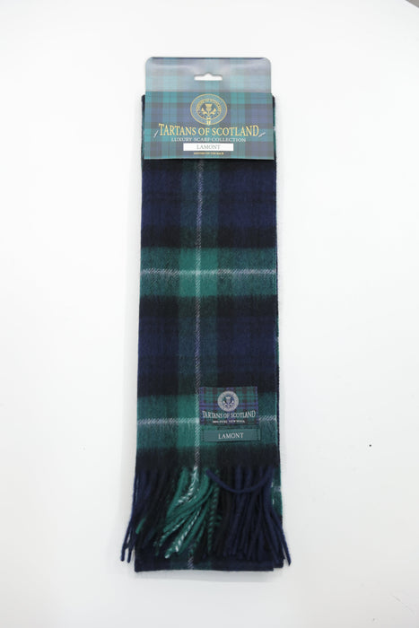 Tartans of Scotland Scarves | Traditional Scottish Tartan Patterned Scarves Celebrating Heritage & Clan Identity | Soft, Warm & Timeless Accessories for Everyday Wear, Gifting, Travel & Cultural Pride